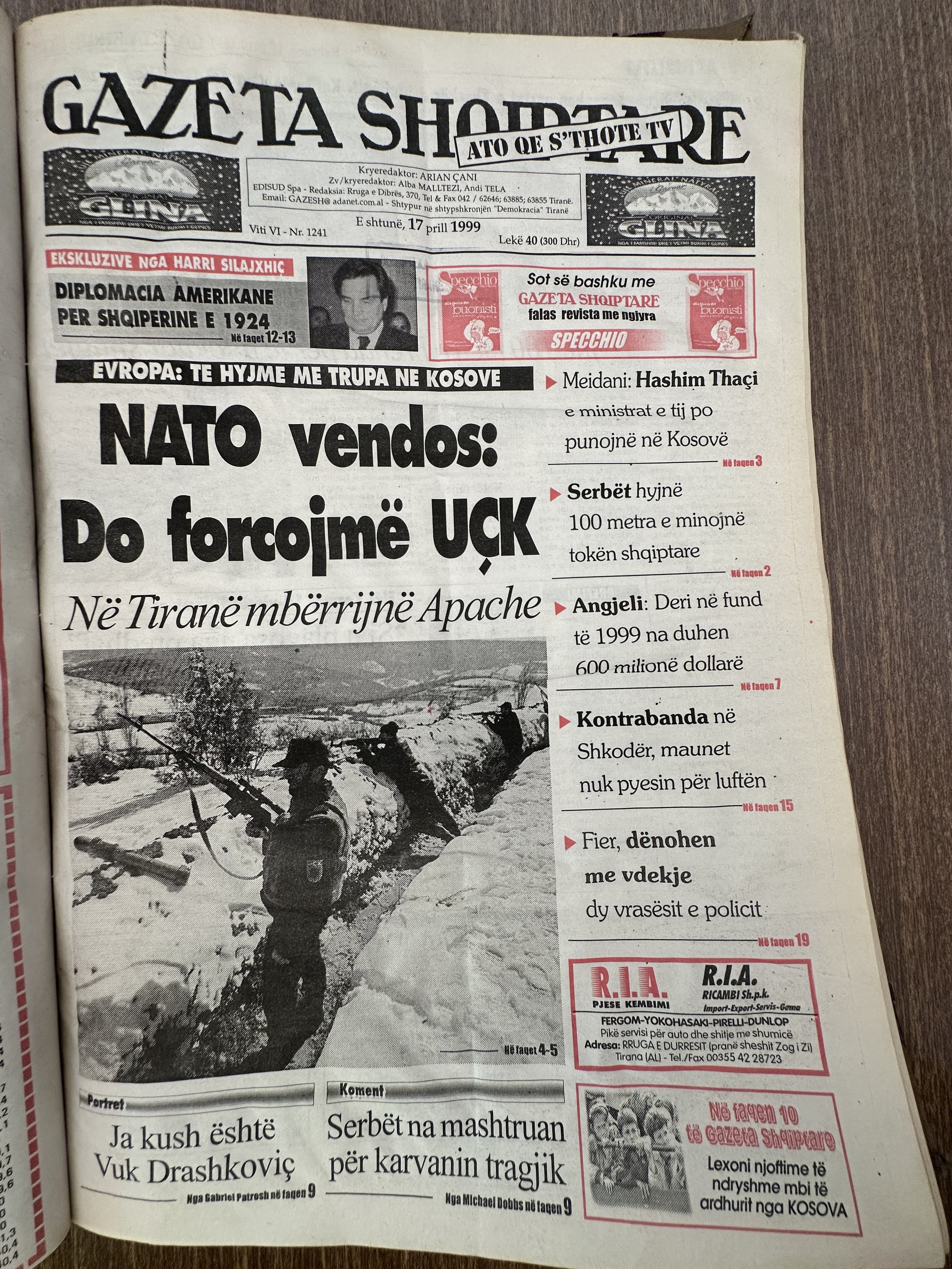 Gazeta Shqiptare 1999-04-17